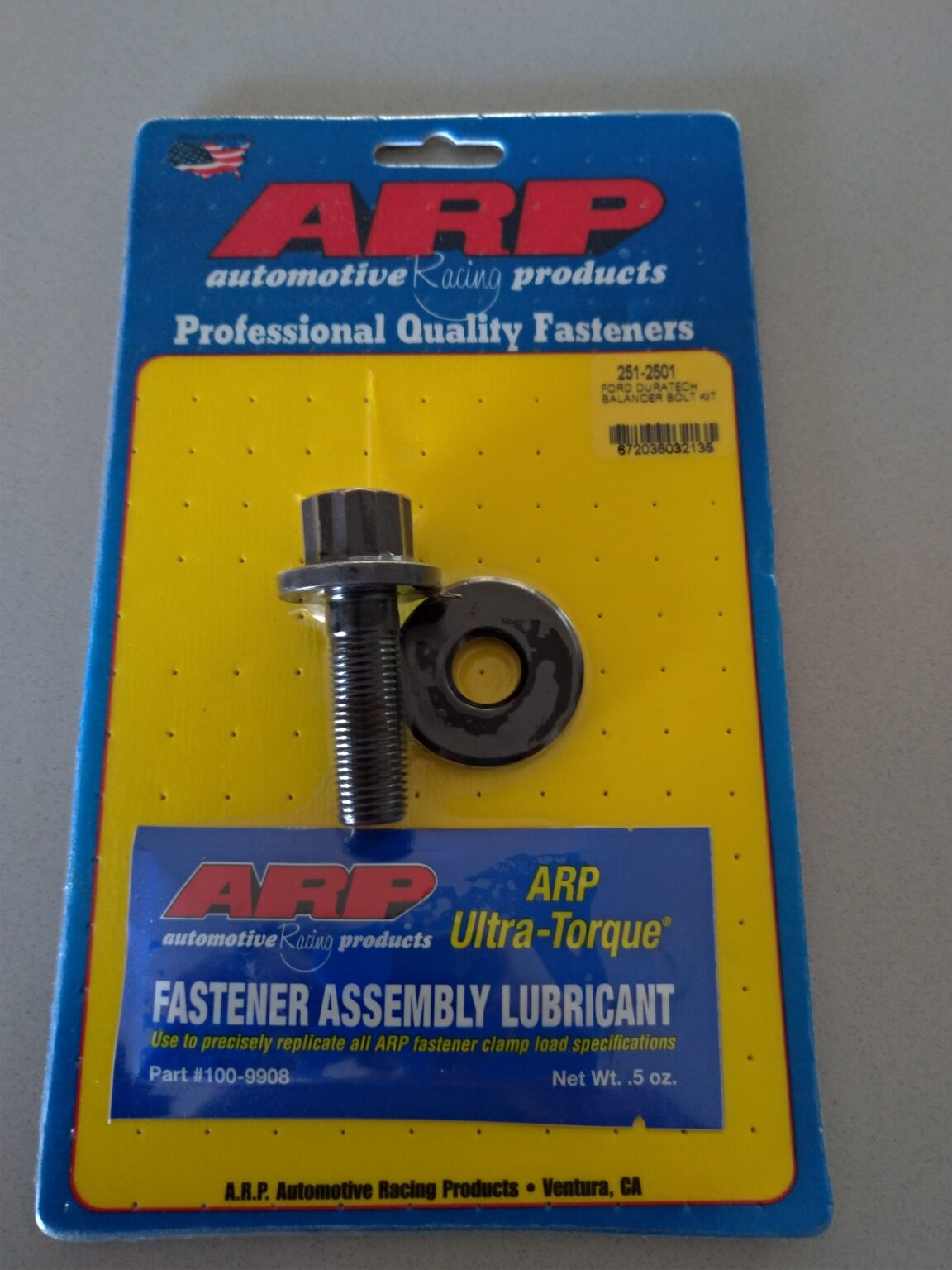 ARP Harmonic Balancer/Damper Bolt Kit Suit Ford Barra 6cyl BAFGX Dominator Motorsports Australia